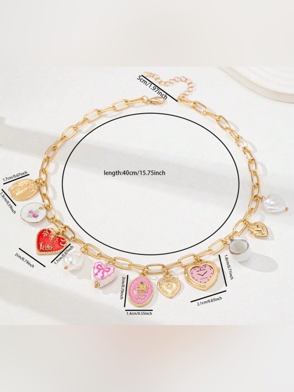 Coquette Dreams Charm Necklace - Picture 2 of 2
